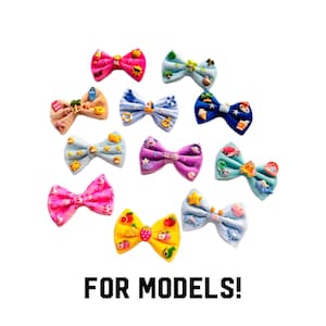 FOR MODELS Special Velvet Summer Sailor bow Bowtie for pet image 1