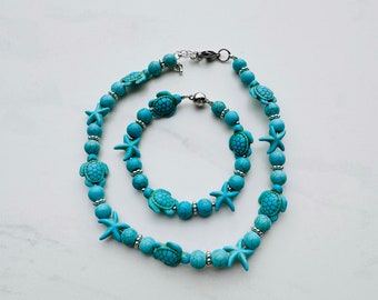 Matchy set - Ketting voor huisdier - Armband voor mama - Zomerketting