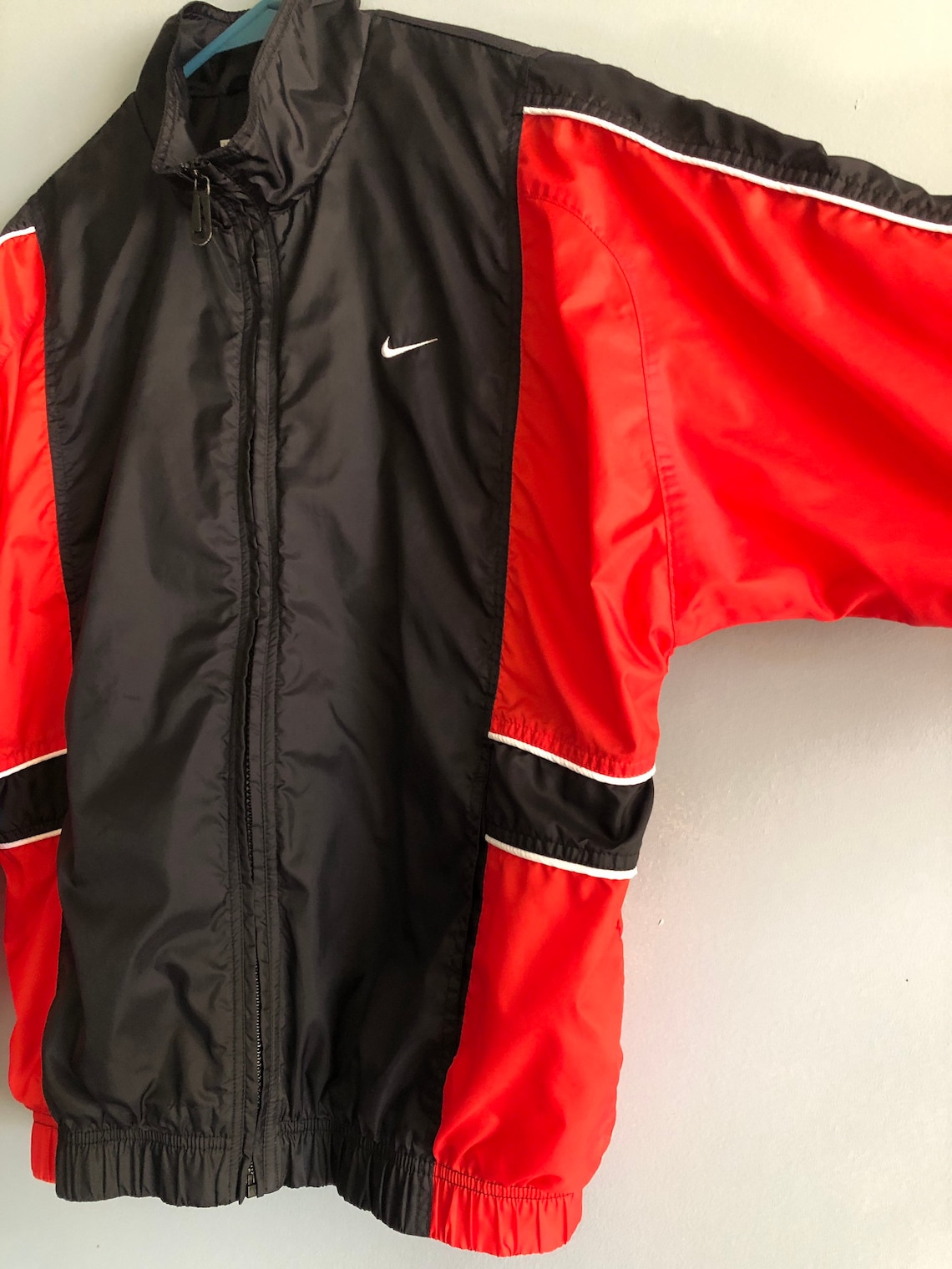 Nike Windbreaker Color Red and Black Size XL 18-20 | Etsy