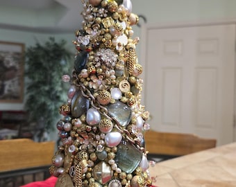 Handmade Jewled Tree