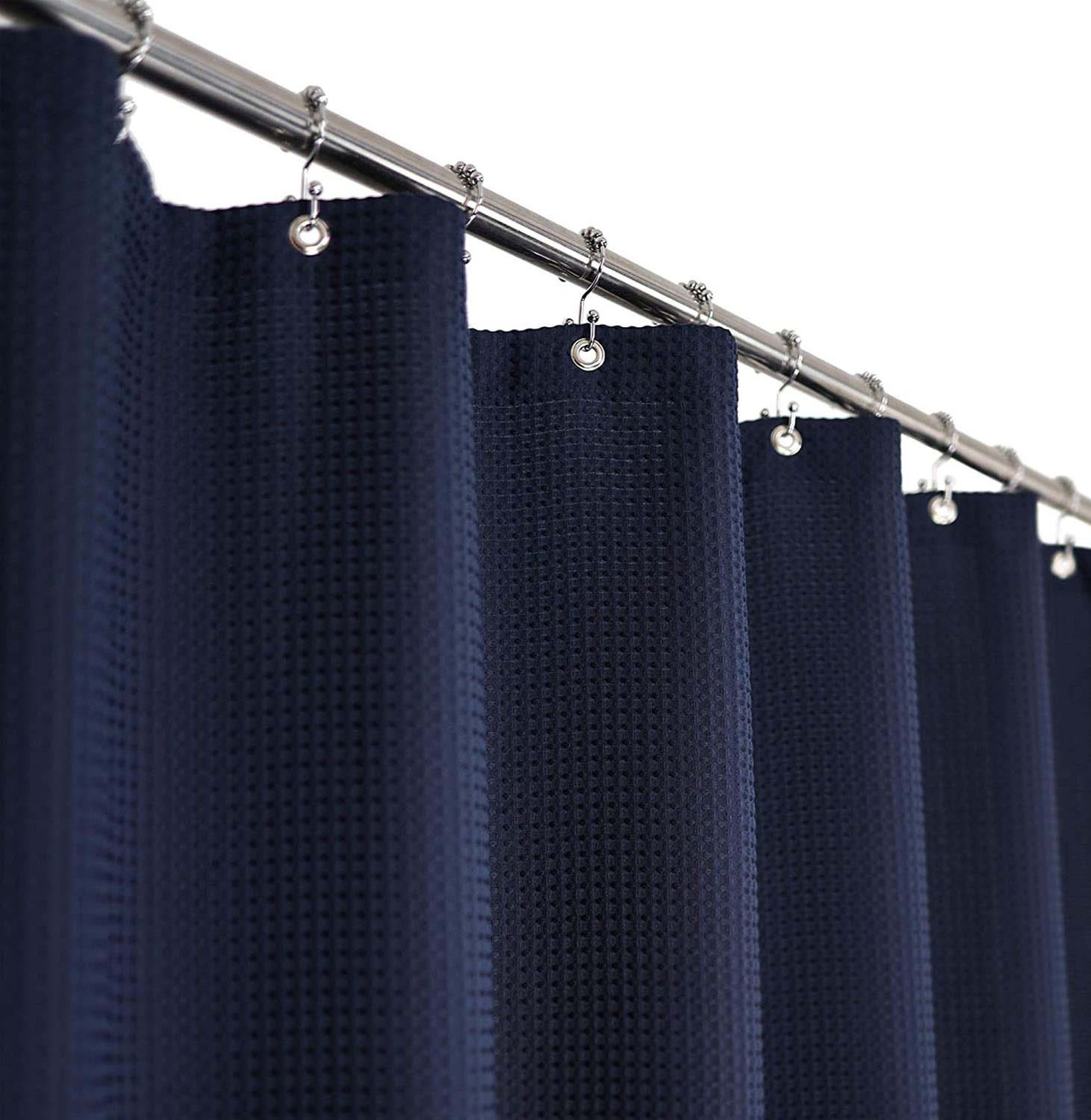 Curtain Mold and Mildew Resistant Shower Curtain with Hooks Etsy