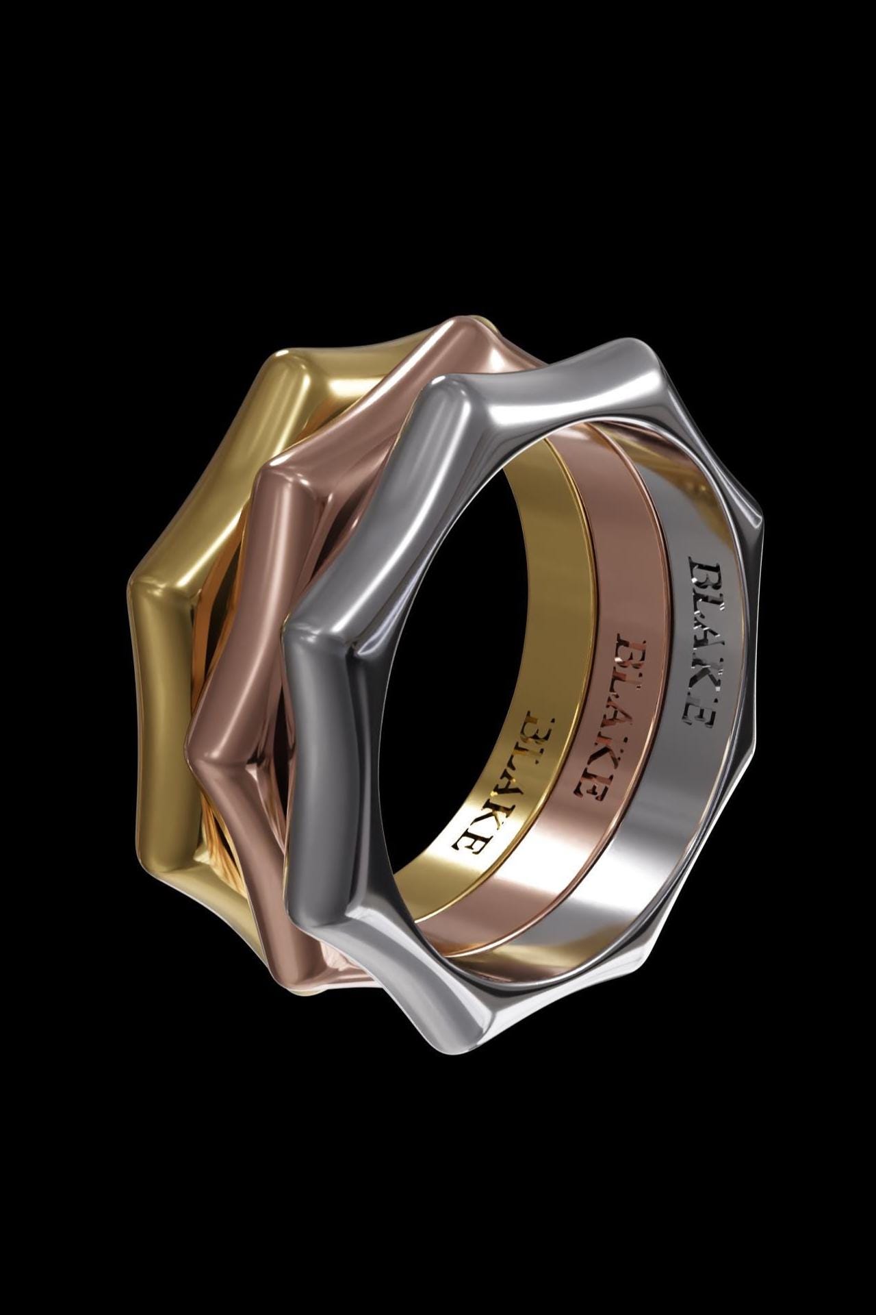 Sterling Silver Rivetra Ring  Minimalist Stack, Modern Everyday Jewellery  - Etsy Israel