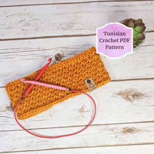 Lystra Earwarmer Pattern: A Tunisian in the Round Pattern
