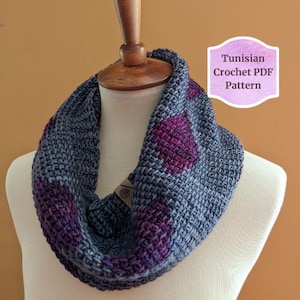 Purple Diamonds Cowl