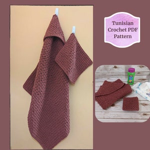 Jadesola Hooded Towel & Washcloth Set