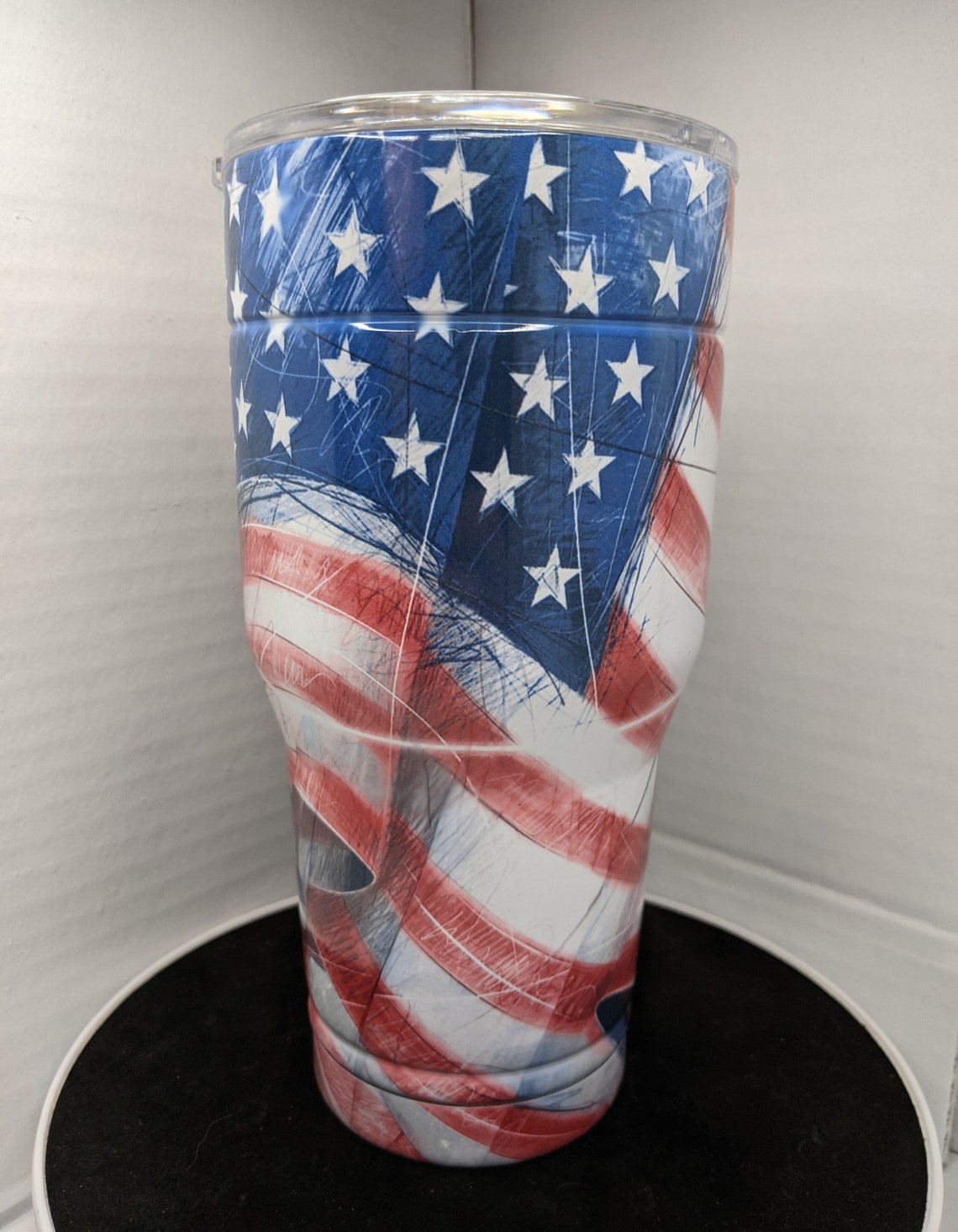 American Flag 30oz Tumbler Etsy