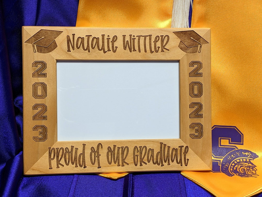 Personalized Graduation Picture Frame, 2023 Graduation, Class of 2023