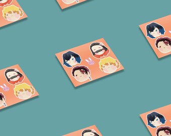 anime stickers chibi etsy