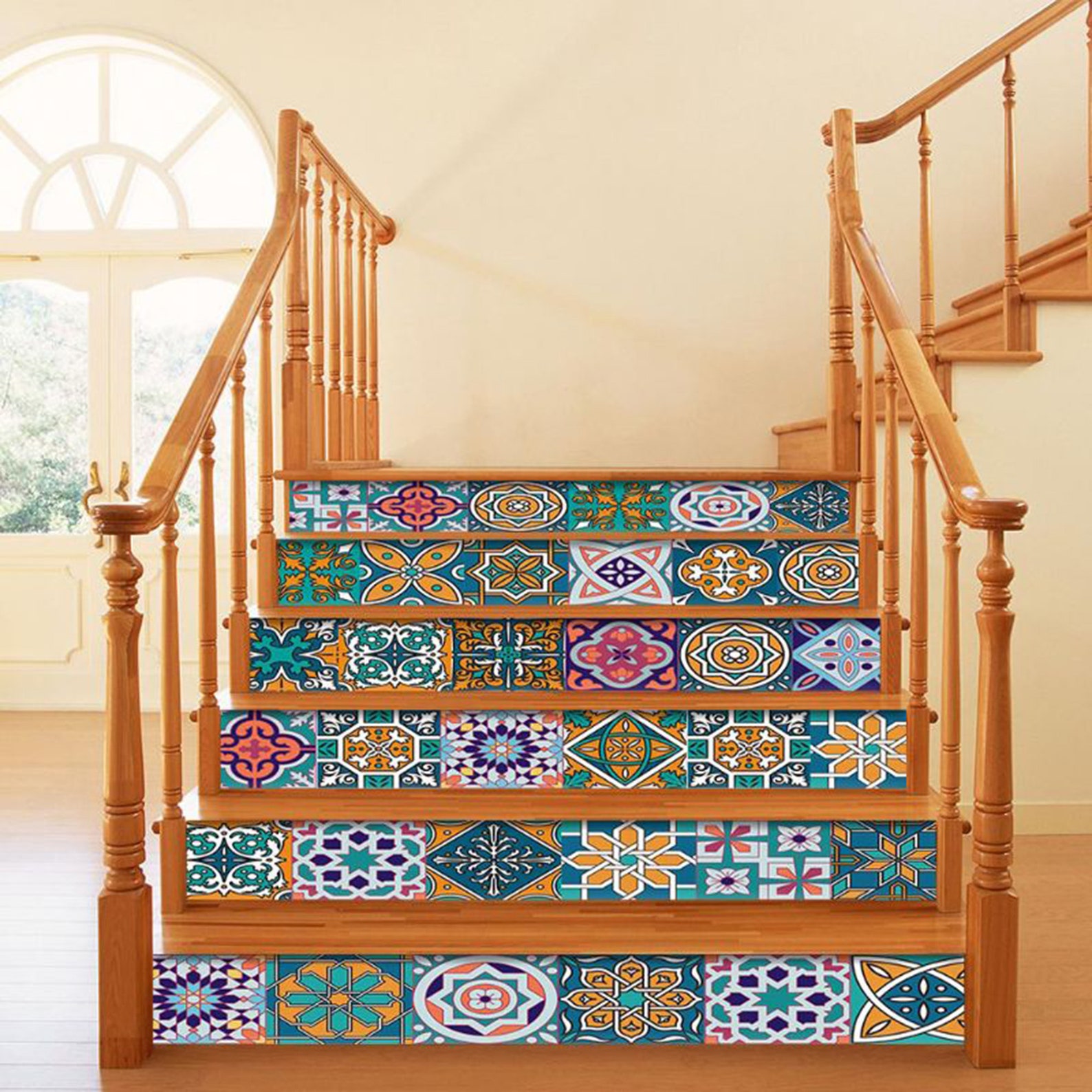 Stair Stickers Decals/ Peel and Stick Viny Tile/ Stair Riser Etsy