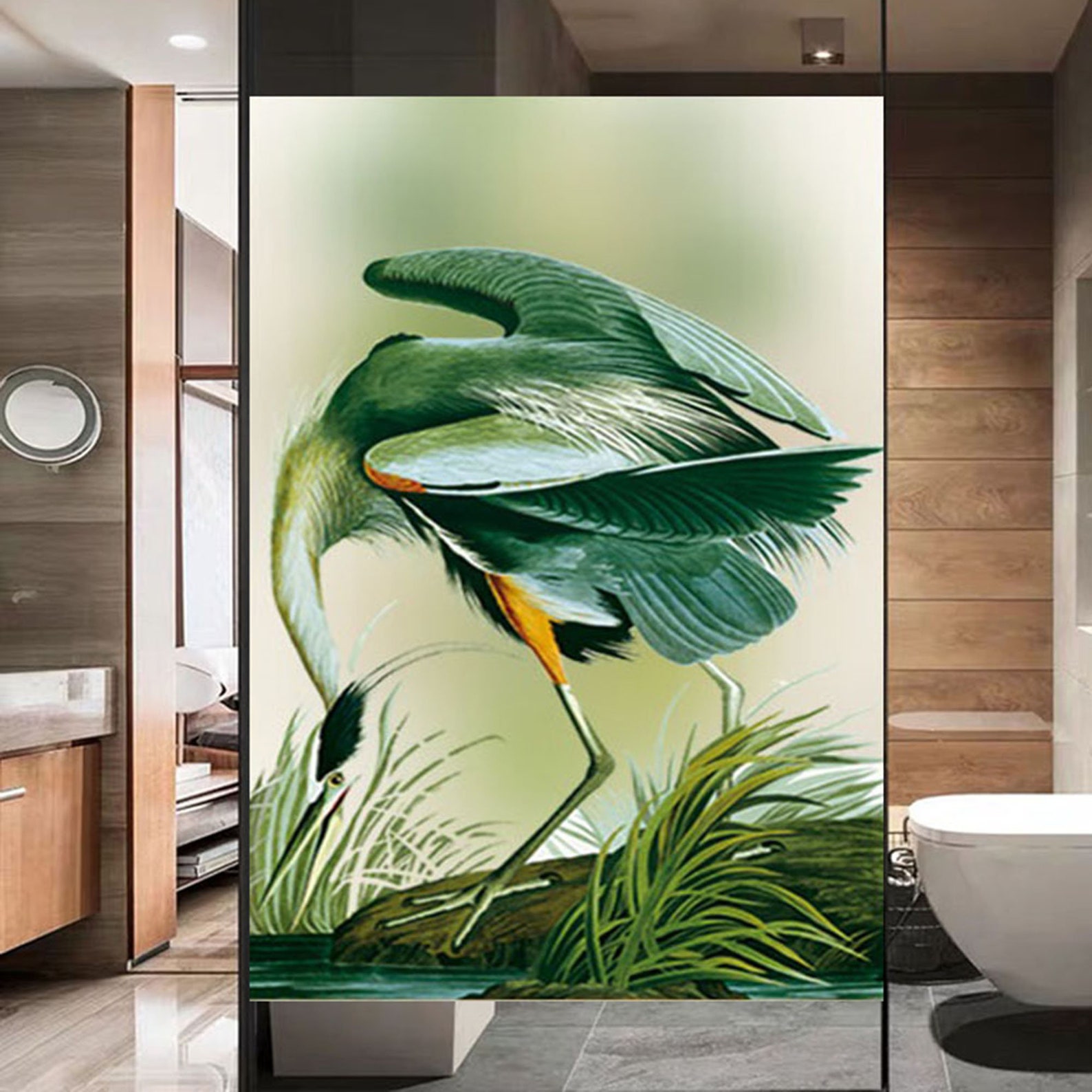 Bird Window Film/ Decorative Glass Film/ Window Stickers/ 3D Etsy
