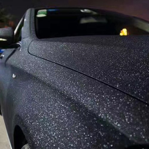 matt black car vinyl wrap