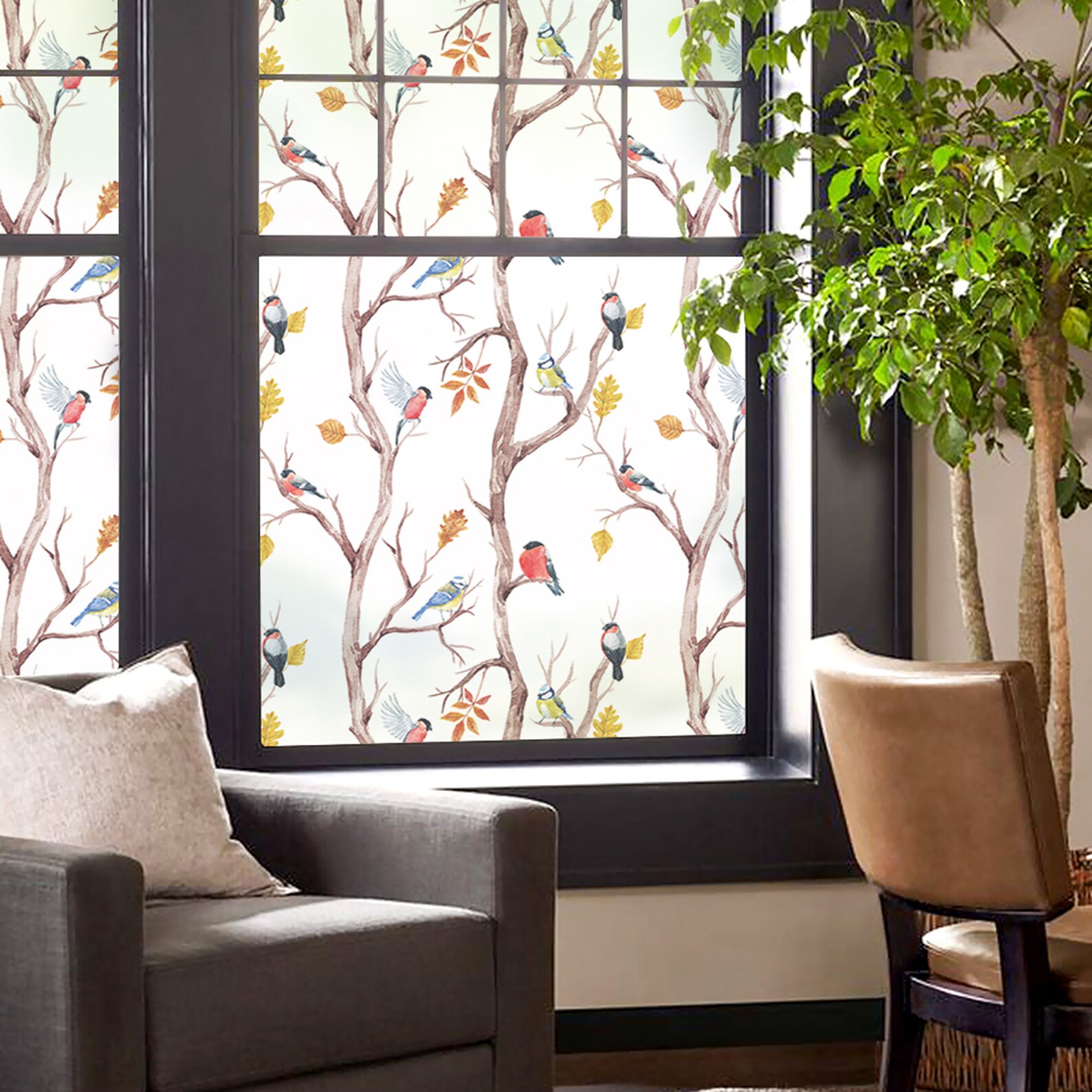 Frosted Window Film/ Bird Decorative Glass Sticker/ Etsy Australia