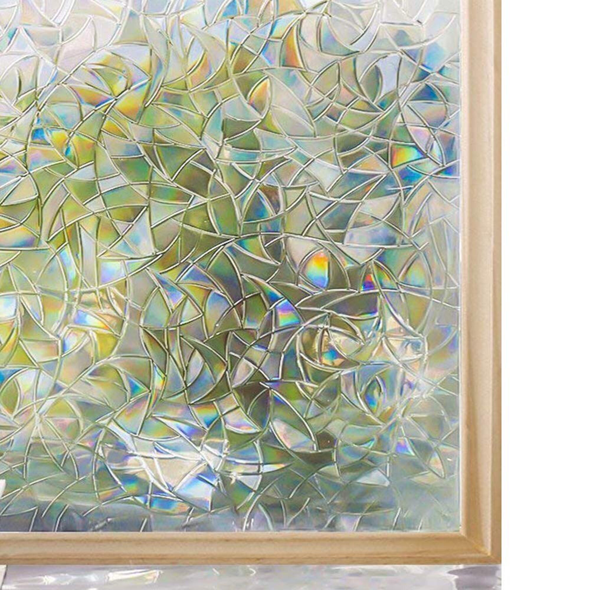Details about   3D Painted 1749NAO Window Film Print Sticker Cling Stained Glass UV Block Fa 
