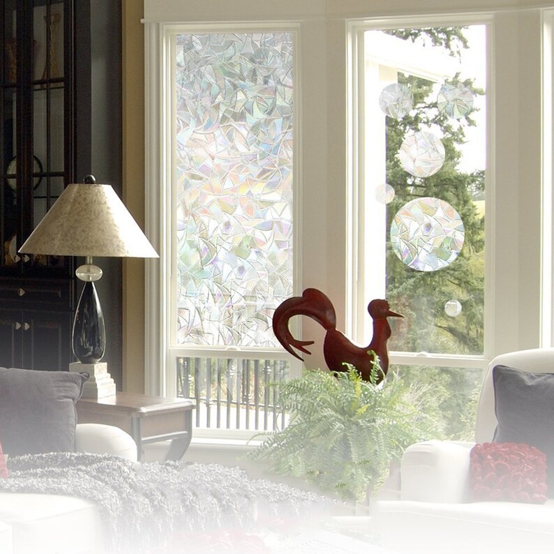 3D Decorative Window Film Privacy Stained Glass Window Etsy