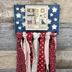DIY Rag Flag Backer Board für Kreuzstich und Needle Art Finishes