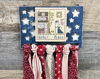 DIY Rag Flag Backer Board for Cross Stitch and Needle Art Finishes