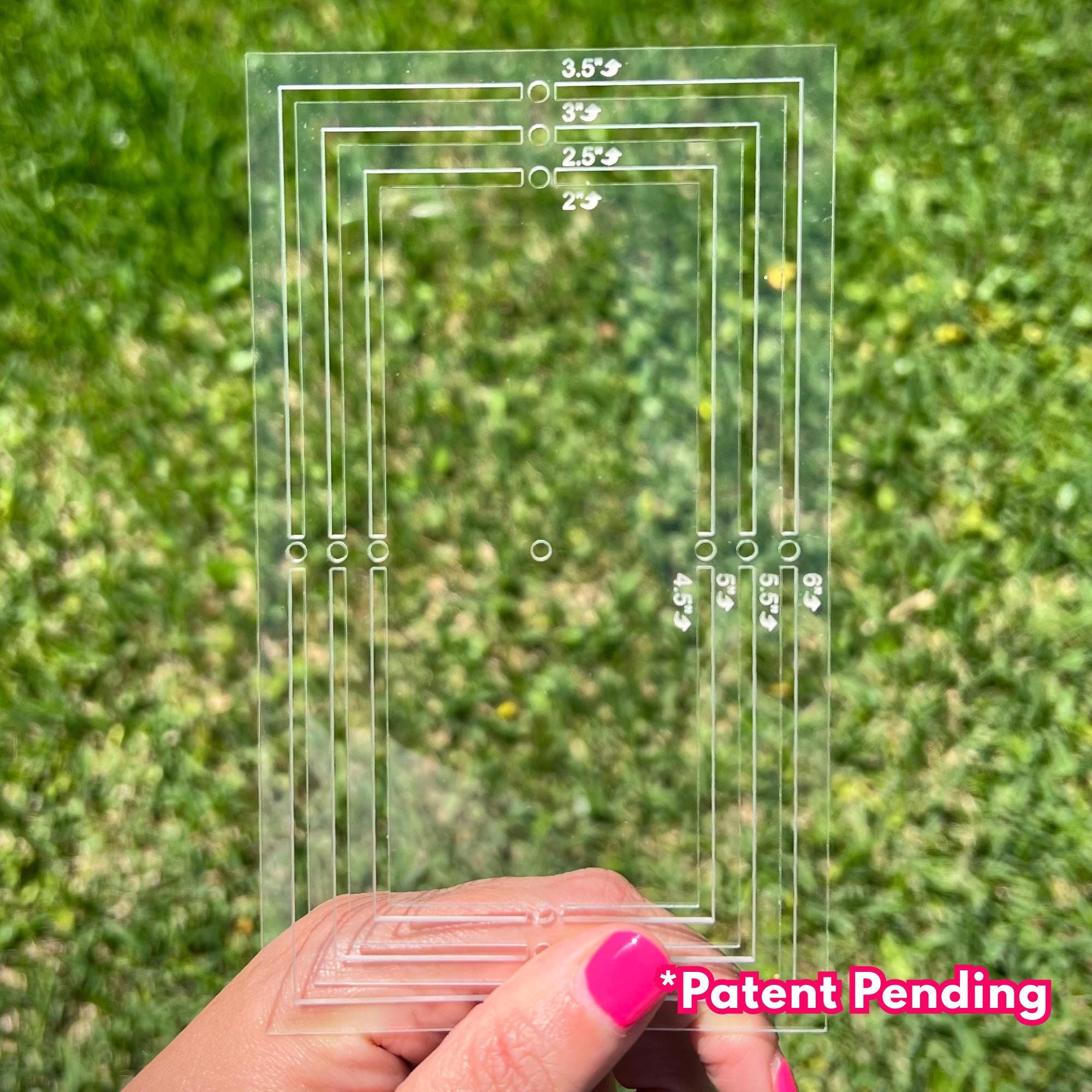 RECTANGLE Stitch Align: Precision Templates - All in One Acrylic Border ...