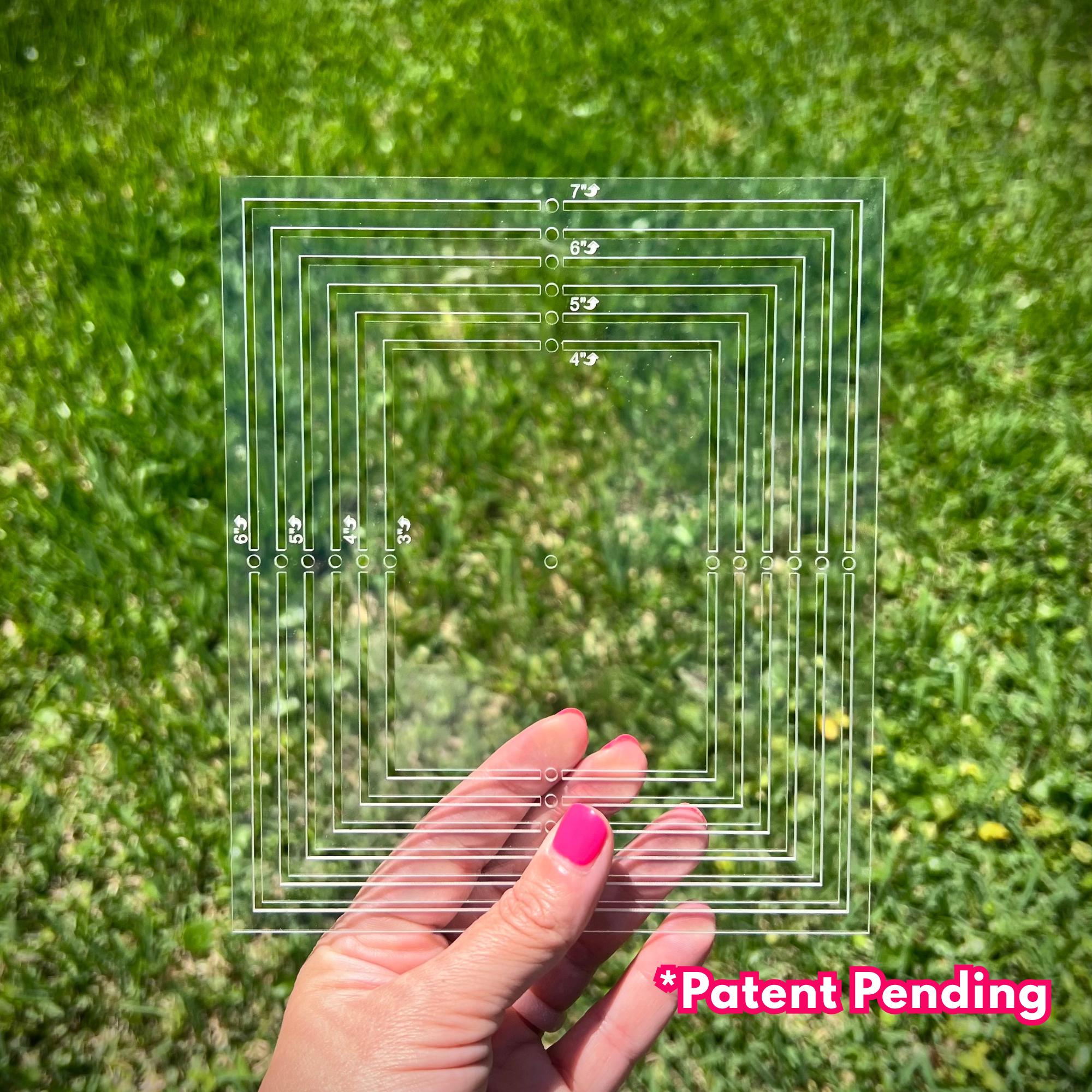 RECTANGLE Stitch Align: Precision Templates - All in One Acrylic Border ...