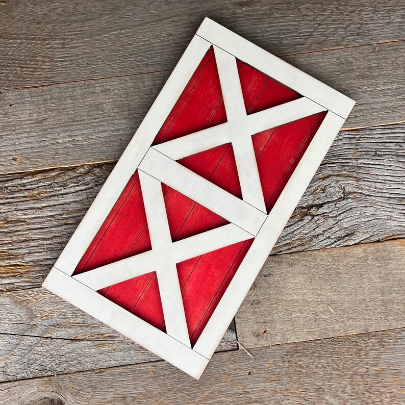 DIY Double Barn Door Backer Boards for Cross Stitch Etsy