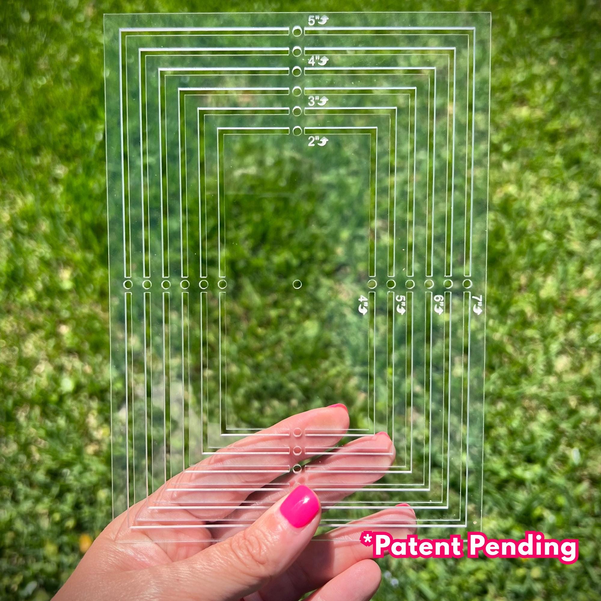 RECTANGLE Stitch Align: Precision Templates - All in One Acrylic Border ...