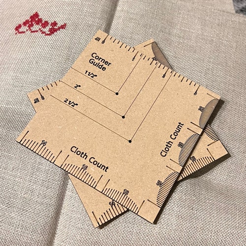 Corner Border and Fabric Gauge for Cross Stitch Needlework Etsy