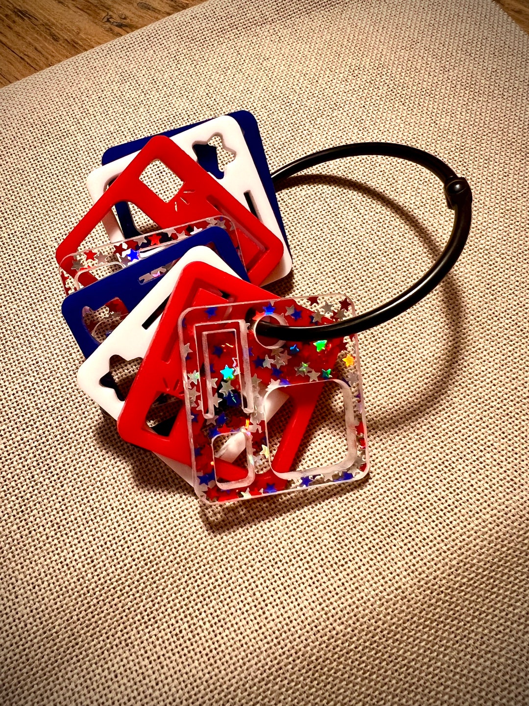 OVERSTOCK SALE Final Sale Limited Release Patriotic Acrylic Floss Drops