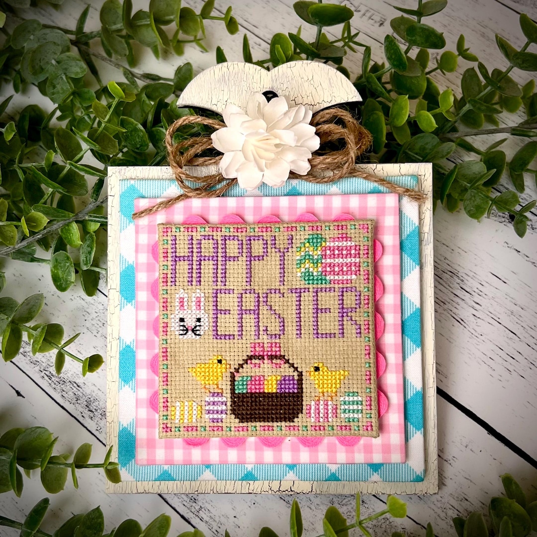 Happy Easter Mini PDF Pattern - Counted Cross Stitch Easter Minis Trio ...