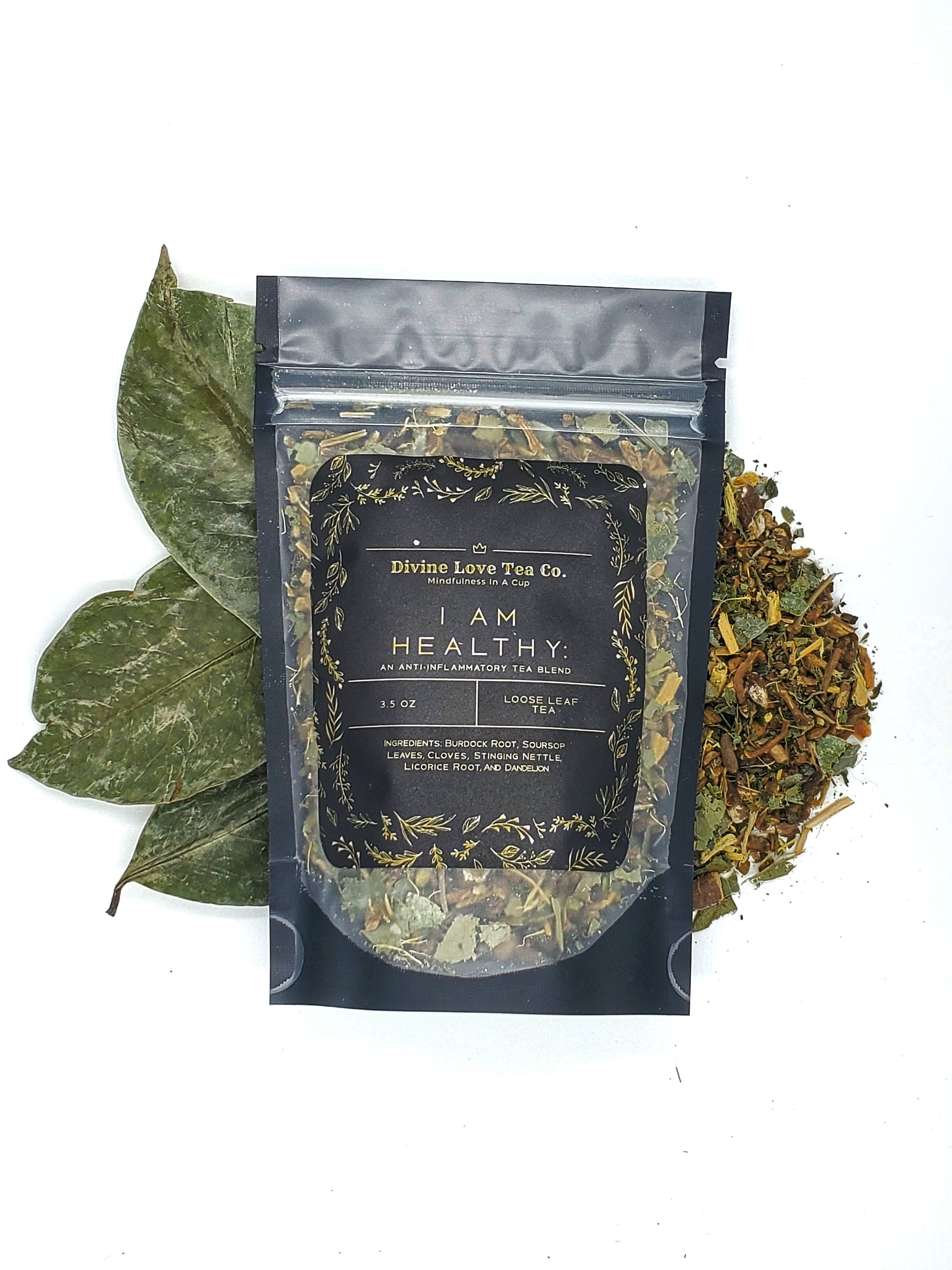 I Am Healthy An AntiInflammatory Organic Loose Leaf Tea Etsy