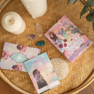 Oracle Inspired – 44-card deck in simple and intuitive French to promote introspection and guidance