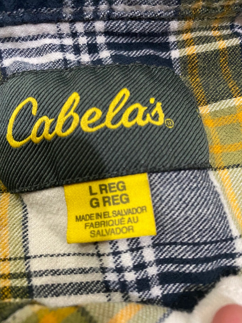 cabela's flannel lined shirt