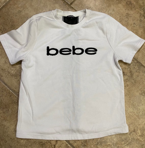 Bebe Sport Womens Large L Sweatshirt Spellout Shirt Athletic Etsy