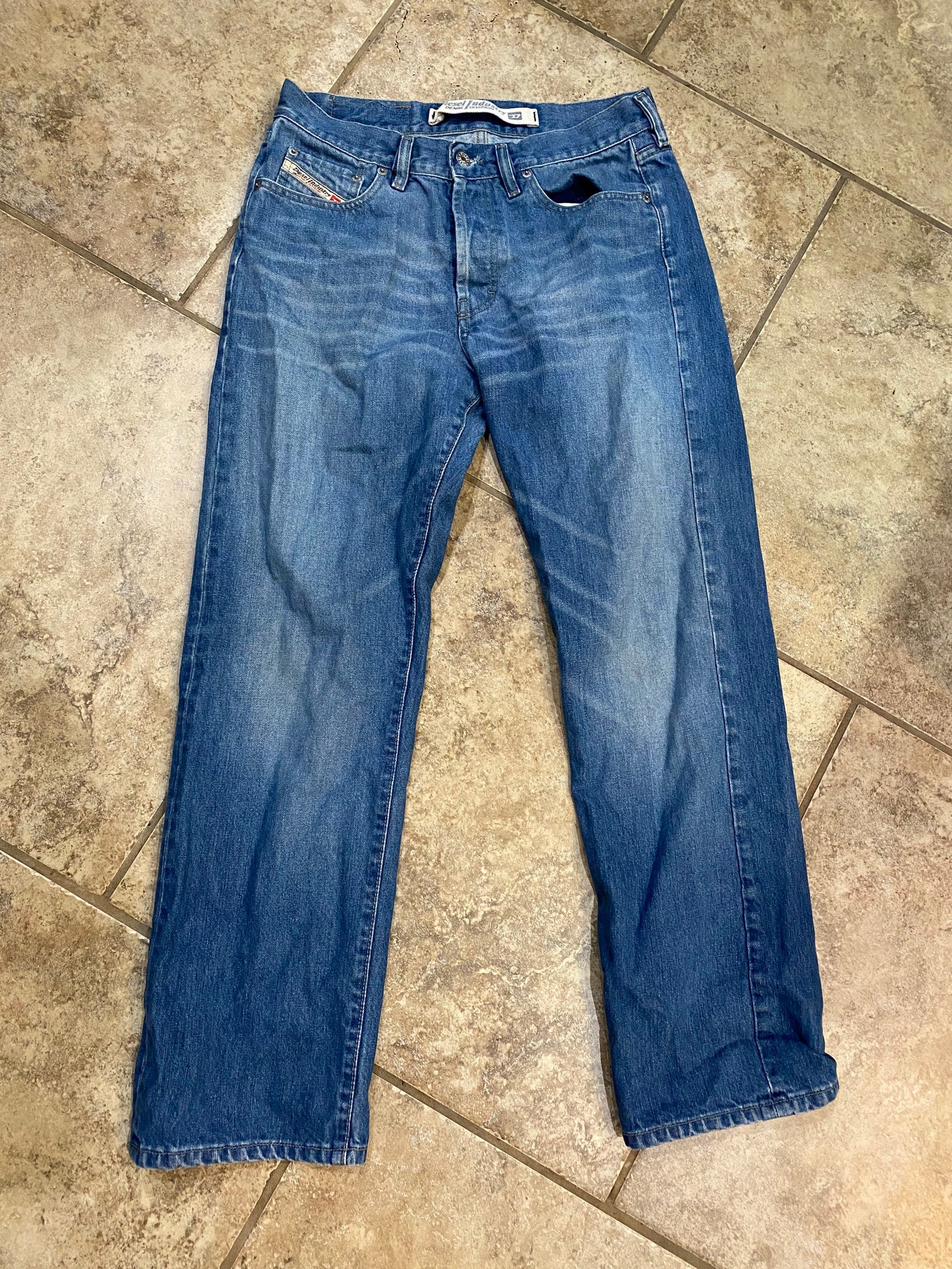 Diesel Industry Men's Regulated Jeans RR55 Straight Etsy