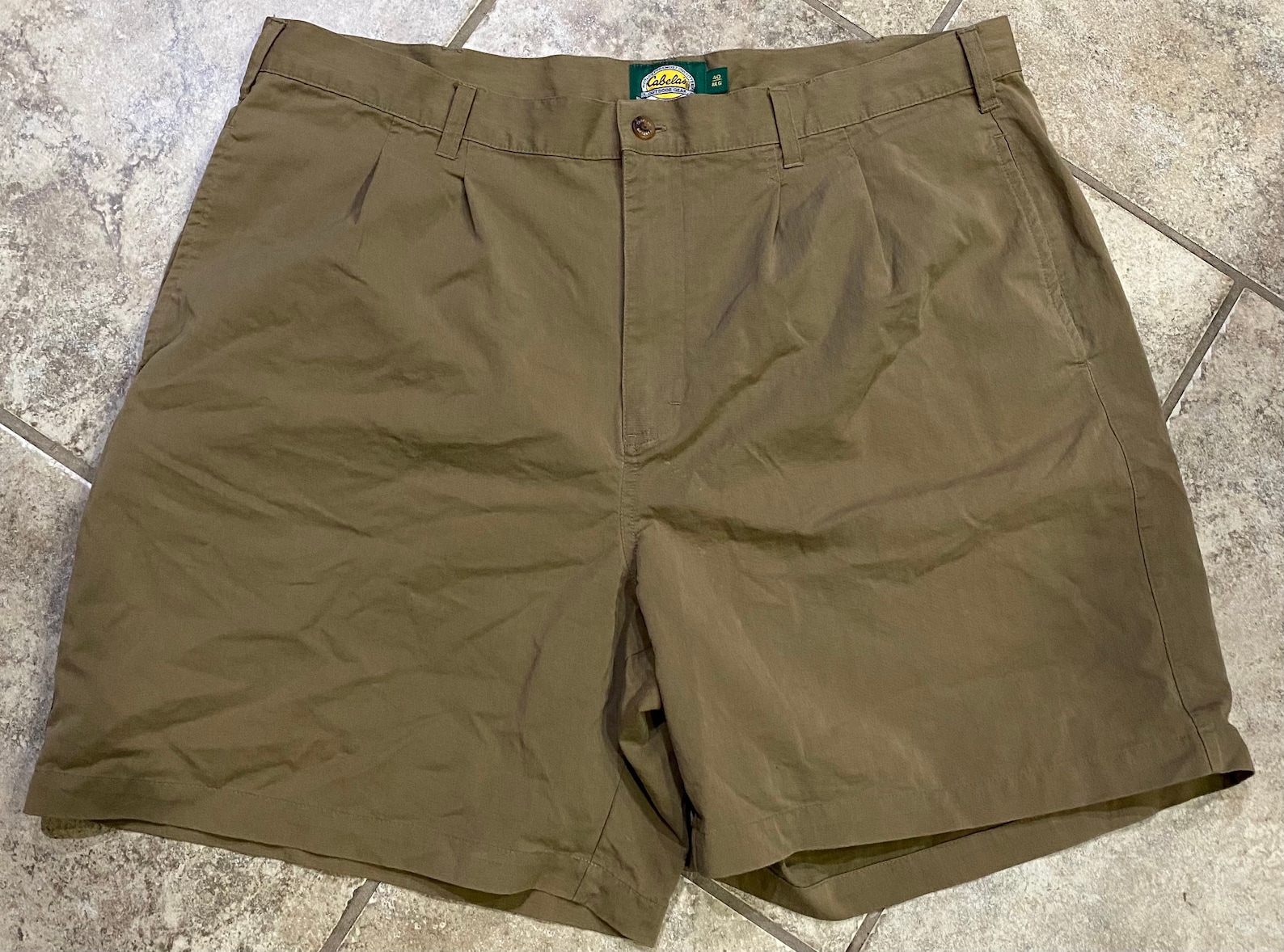Cabela's Brown Mens Sz 40 Regular Shorts Outdoor Gear Etsy