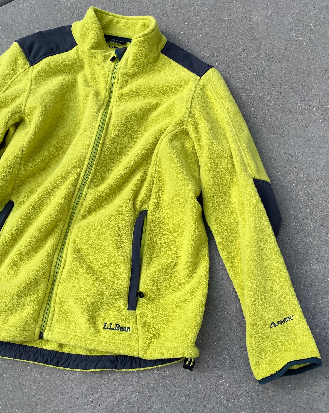 LL Bean fleece Jacket Polartec wind pro Mens XL hiking ski Etsy