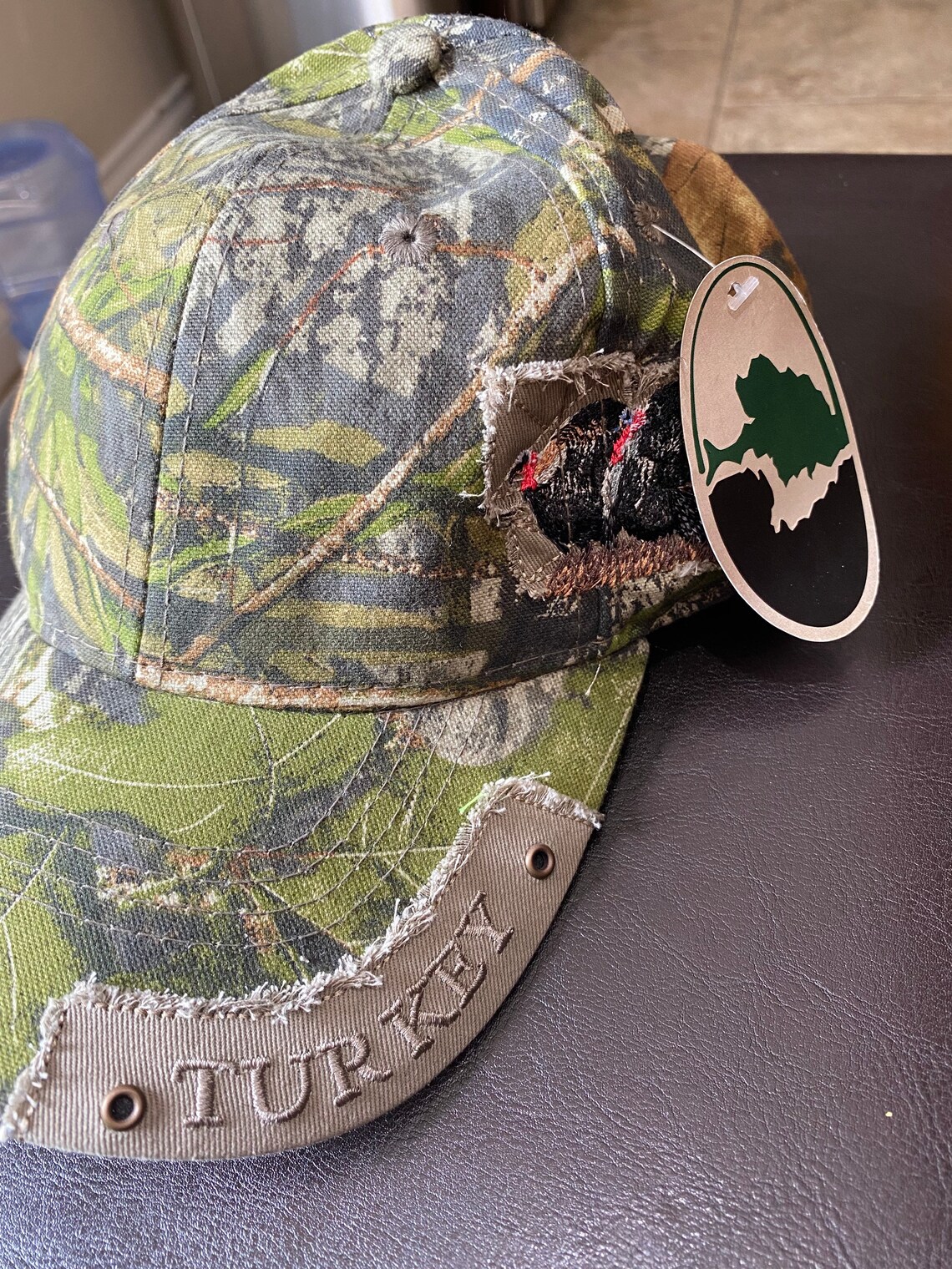 NWT Mossy Oak Turkey Embroidered Camo Hunting Outdoors Hat One | Etsy