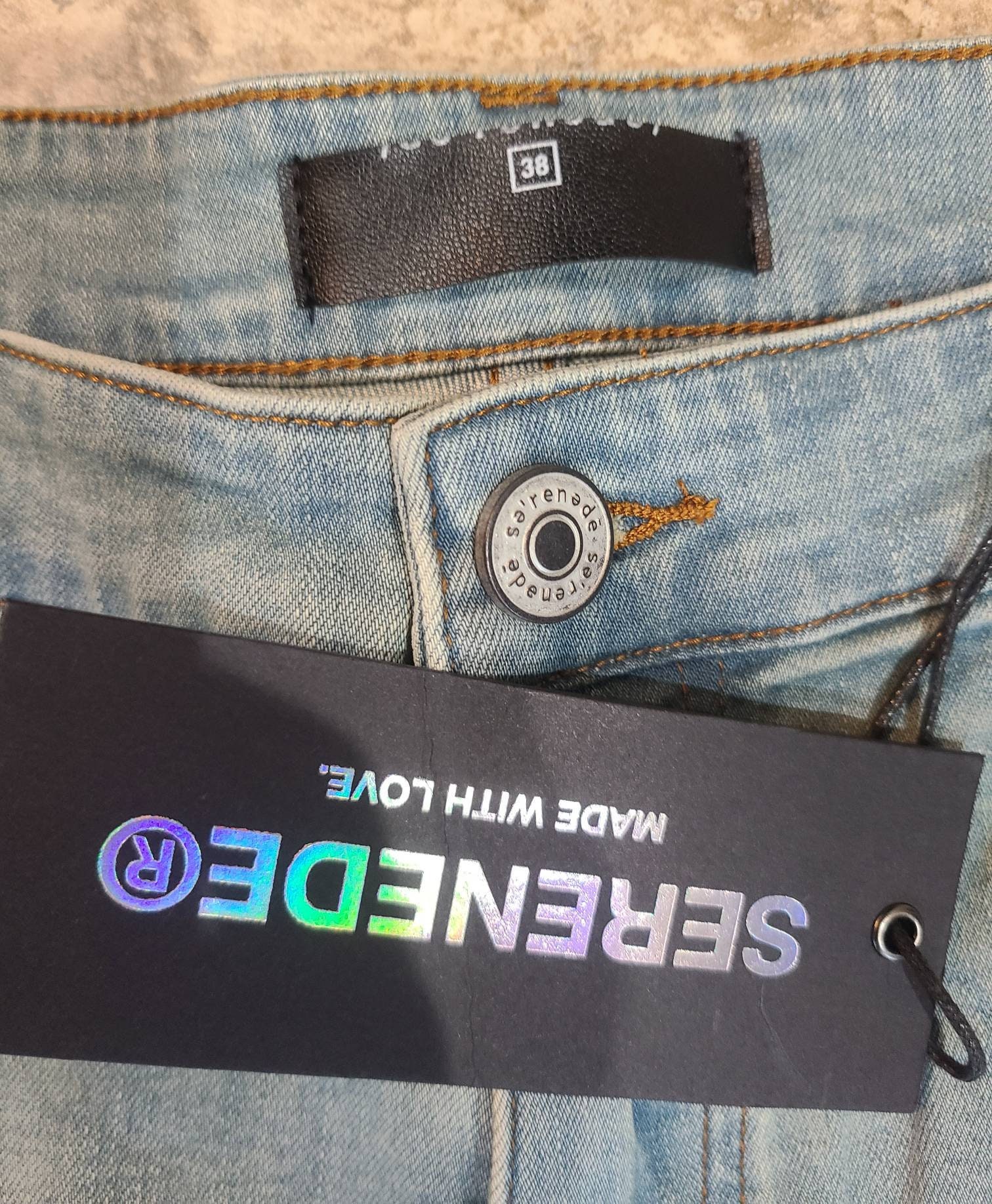 Serenede Cyber Cloud Cargo Jeans Size 