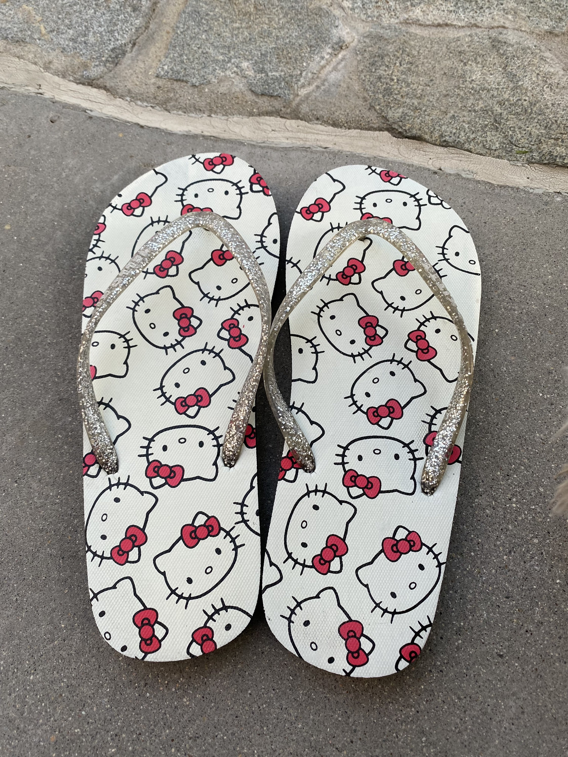 Official Sanrio Hello Kitty Womens Sandals Flip Flops | Etsy