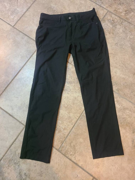 Swiss Tech Mens 32x32 Black Travel Pant 