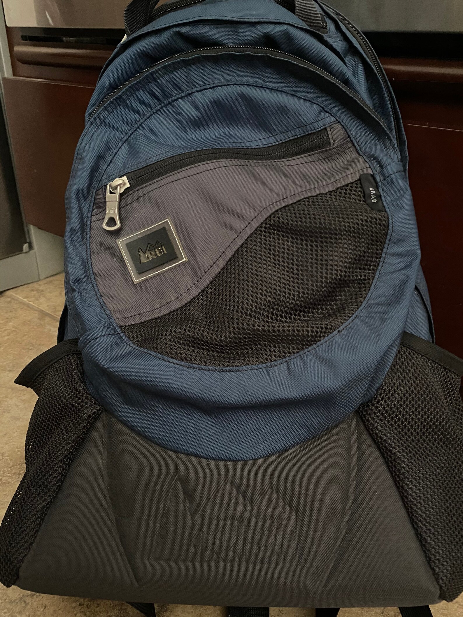 Rei Grad Backpack Day Pack Outdoor Hiking Bag Blue Etsy