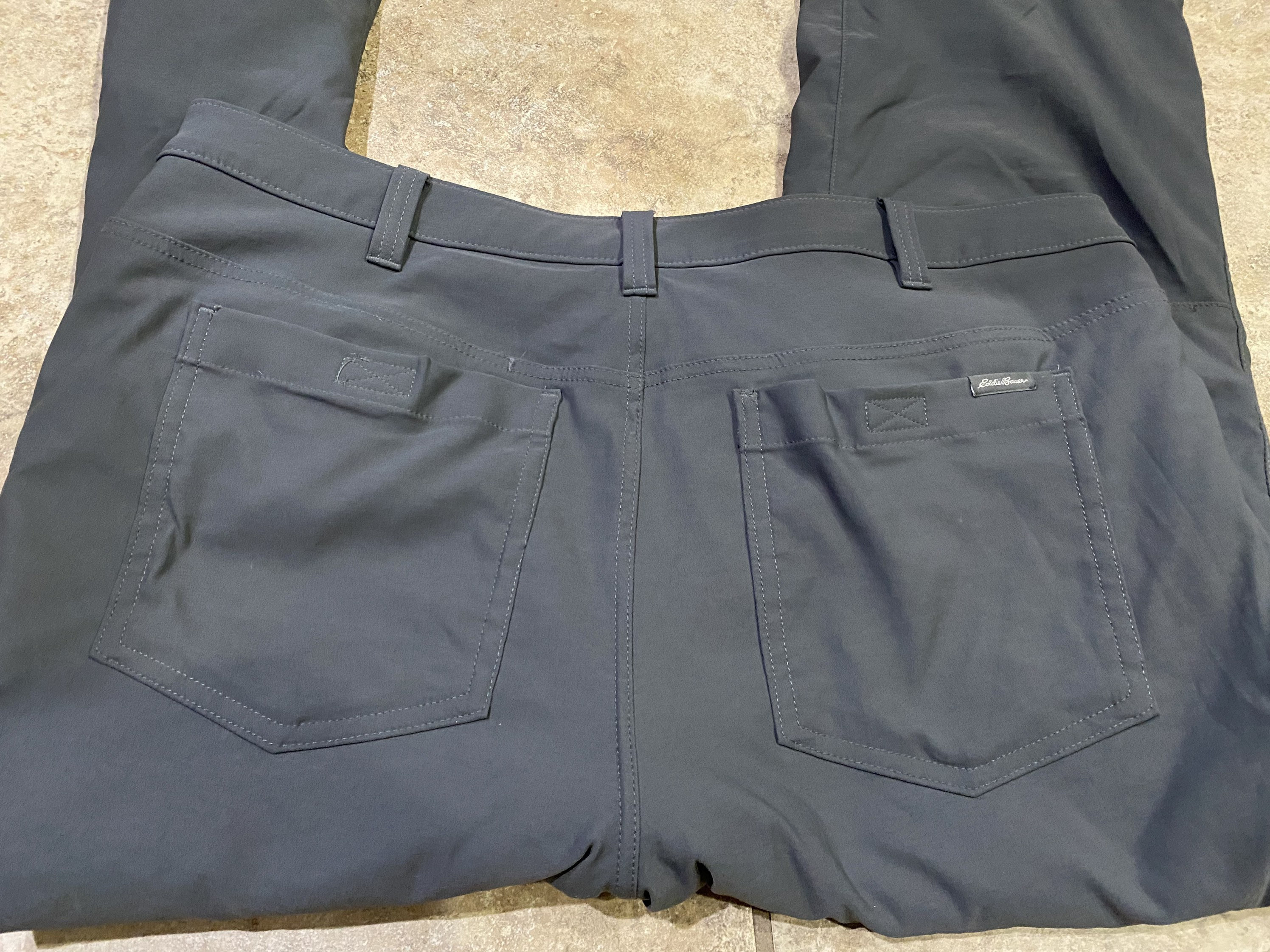 Eddie Bauer Men's Gray Outdoor Fleece lined pants 38 X 30 | Etsy