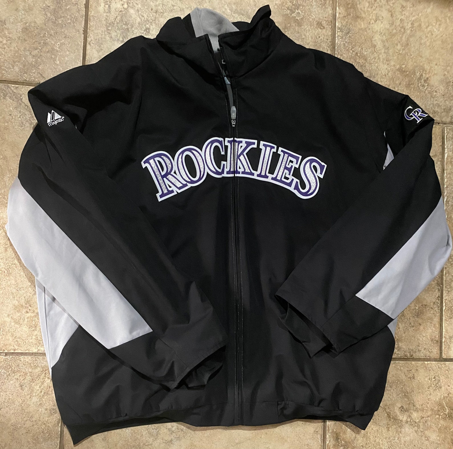 Colorado Rockies Mens Majestic On Field Jacket MLB Official | Etsy