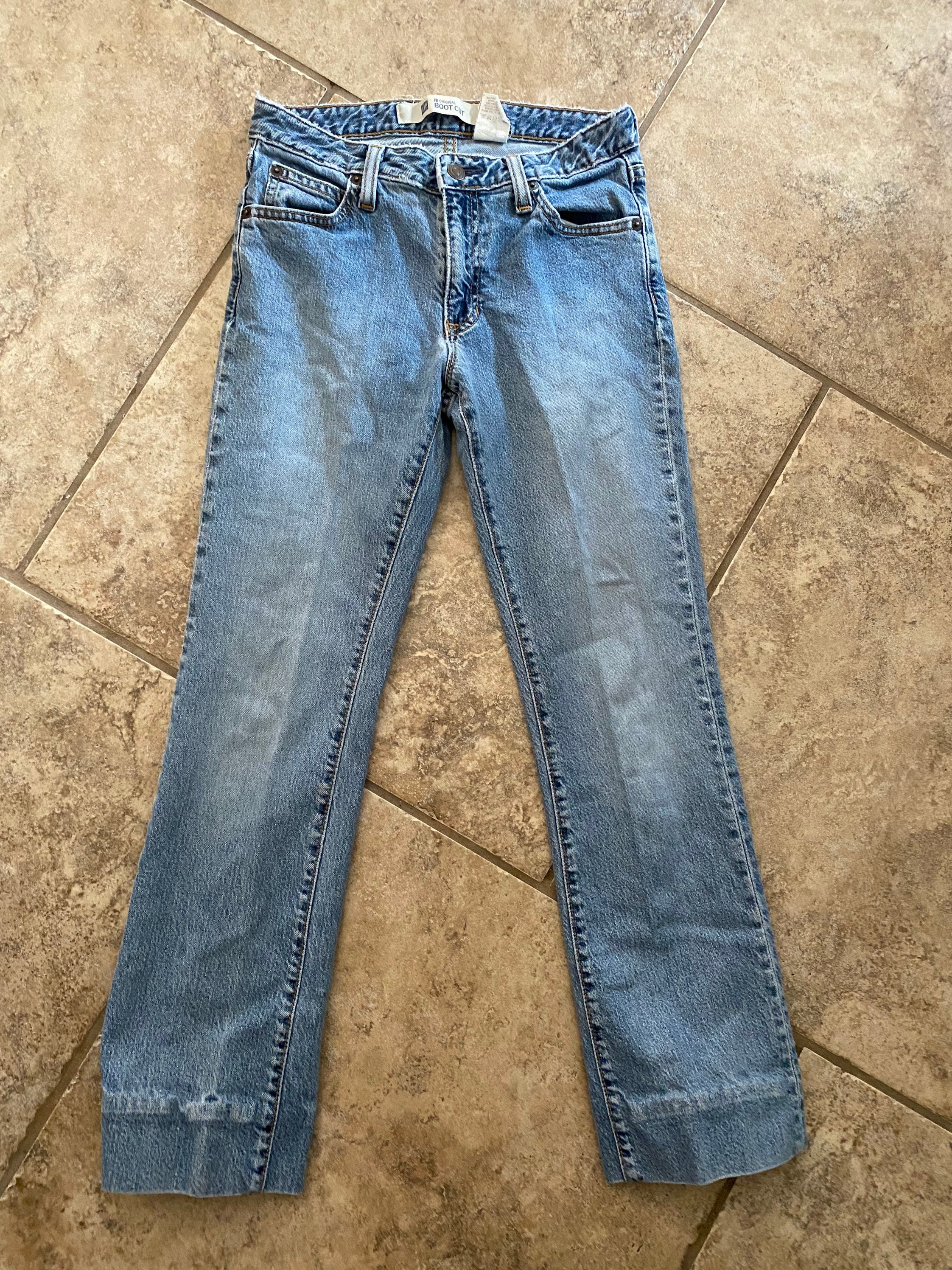 VTG GAP 90s Original boot cut sz 1 Regular Womens Jeans | Etsy