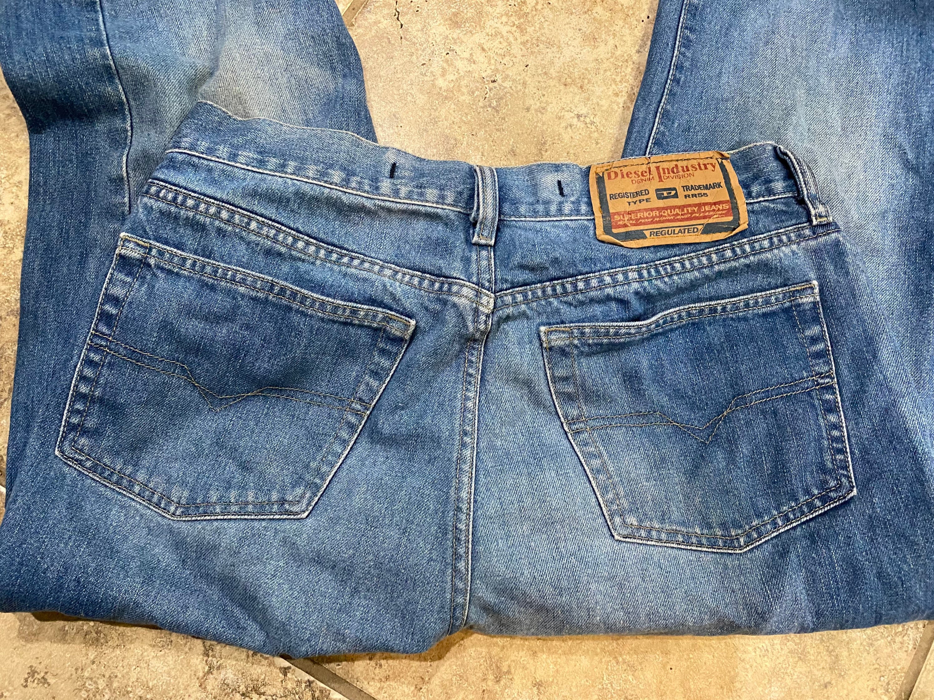 Diesel Industry Men's Regulated Jeans RR55 Straight | Etsy India