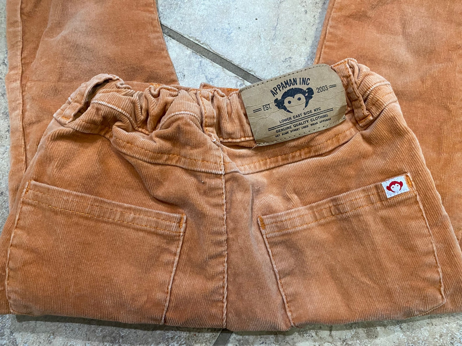 corduroy orange pants