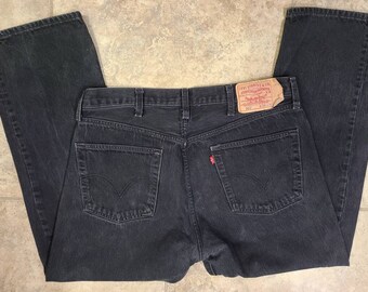levis 501 black jeans mens