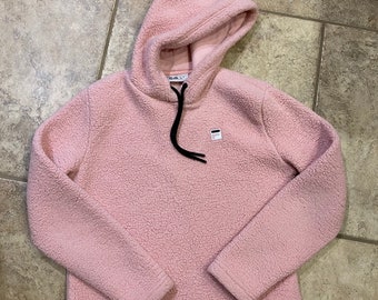 sherpa pink pullover