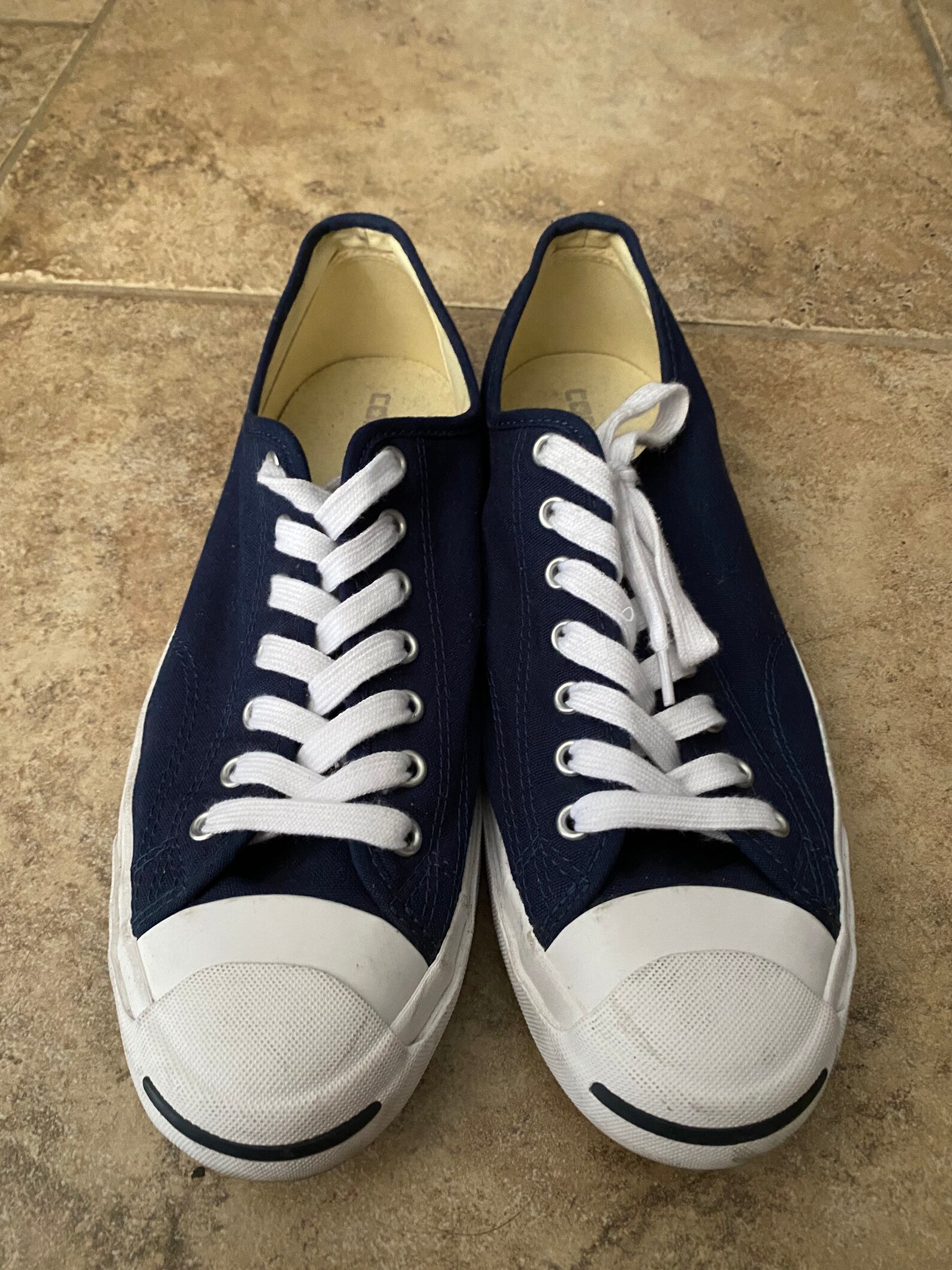 Converse Men's Jack Purcell Pro Suede Low Top Navy Blue | Etsy