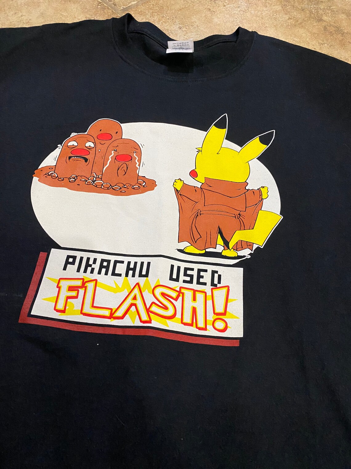 pikachu used flash shirt