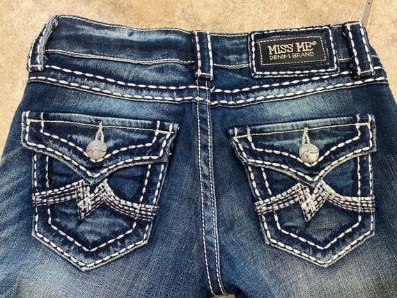 Miss Me IRENE Bermuda Jean Shorts 25 