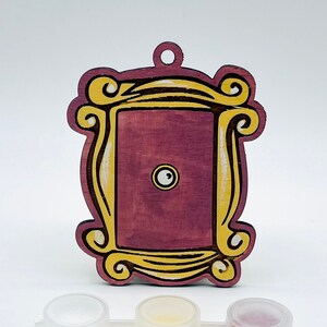 Friends - Monica and Chandler&#39;s Door Frame Ornament - DIY Ornament Painting Kit